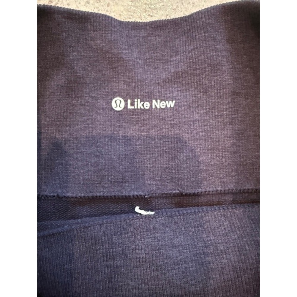 Lululemon Like New Purple Crop Leggings Ruched Athletic Activewear‎